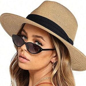 Straw Hat, Size Medium "Panama Jack" Style